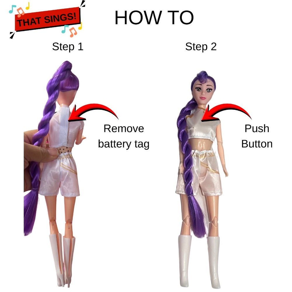 3PCS Kpop Demon Hunter Dolls Set Sings 11.8" Figures USA Seller Fast Ship - Picture 7 of 11